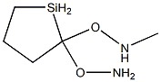 N-METHYL-AZA-2,2-DIMETHOXYSILACYCLOPENTANE 结构式