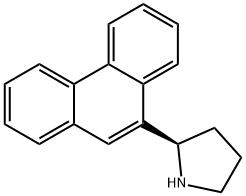 (2R)-2-(9-PHENANTHRYL)PYRROLIDINE 结构式