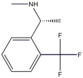 (R)-N-METHYL-1-[2-(TRIFLUOROMETHYL)PHENYL]ETHYLAMINE 结构式