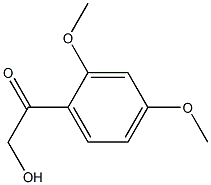 1-(2,4-DIMETHOXYPHENYL)-2-HYDROXYETHANONE 结构式