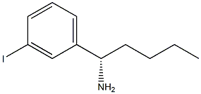 (1S)-1-(3-Iodophenyl)pentylamine 结构式