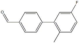 4-(3-FLUORO-6-METHYLPHENYL)BENZALDEHYDE 结构式