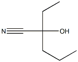 2-ETHYL-2-HYDROXY-PENTANENITRILE 结构式