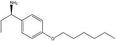 (1R)-1-(4-HEXYLOXYPHENYL)PROPYLAMINE 结构式