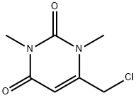 6-(CHLOROMETHYL)-1,3-DIMETHYLPYRIMIDINE-2,4(1H,3H)-DIONE 结构式