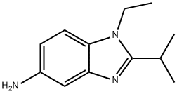 1-乙基-2-异丙基-1H-苯并[D]咪唑-5-胺 结构式