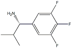 (1S)-2-METHYL-1-(3,4,5-TRIFLUOROPHENYL)PROPYLAMINE 结构式