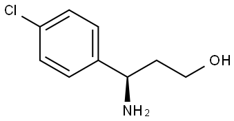 (GAMMAR)-GAMMA-氨基-4-氯苯丙醇 结构式