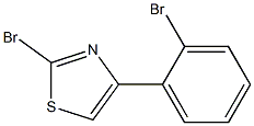 2-溴-4-(2-溴苯基)噻唑 结构式