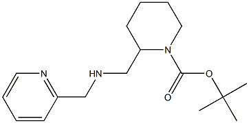 1-Boc-2-([(pyridin-2-ylmethyl)-amino]-methyl)-piperidine 结构式