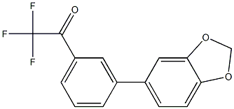 3'-[3,4-(METHYLENEDIOXY)PHENYL]-2,2,2-TRIFLUOROACETOPHENONE 结构式