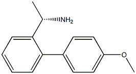 (1S)-1-[2-(4-Methoxyphenyl)phenyl]ethylamine 结构式