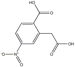 2-(CARBOXYMETHYL)-4-NITROBENZOIC ACID 结构式