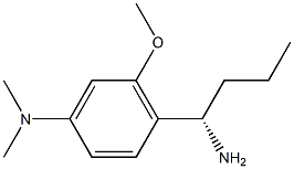 [4-((1S)-1-AMINOBUTYL)-3-METHOXYPHENYL]DIMETHYLAMINE 结构式