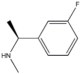 (S)-N-METHYL-1-(3-FLUOROPHENYL)ETHYLAMINE 结构式