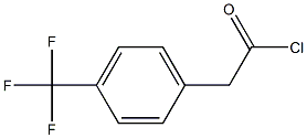 4-(TRIFLUOROMETHYL)PHENYLACETYL CHLORIDE 结构式