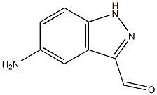 5-AMINO-1H-INDAZOLE-3-CARBOXALDEHYDE 结构式