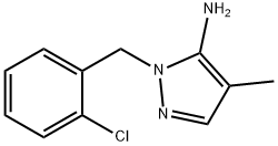 2-(2-CHLORO-BENZYL)-4-METHYL-2H-PYRAZOL-3-YLAMINE