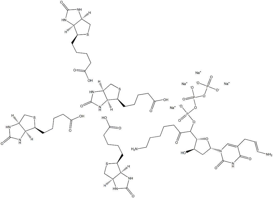 BIOTIN-11-DUTP SODIUM SALT 结构式