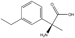 (2S)-2-AMINO-2-(3-ETHYLPHENYL)PROPANOIC ACID 结构式