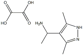 1-(3,5-DIMETHYL-1H-PYRAZOL-4-YL)-ETHYLAMINE OXALATE 结构式