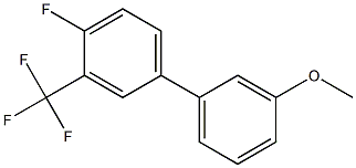 4-FLUORO-3'-METHOXY-3-TRIFLUOROMETHYL-BIPHENYL 结构式