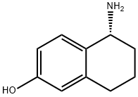 (5R)-5-Amino-5,6,7,8-tetrahydronaphthalen-2-ol 结构式