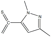 2-(1,3-DIMETHYL-1H-PYRAZOL-5-YL)ETHENETHIONE 结构式