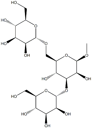 METHYL 3,6-DI-O-(ALPHA-D-MANNOPYRANOSYL)-BETA-D-MANNOPYRANOSIDE 结构式