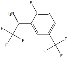 (1R)-2,2,2-TRIFLUORO-1-[2-FLUORO-5-(TRIFLUOROMETHYL)PHENYL]ETHYLAMINE 结构式