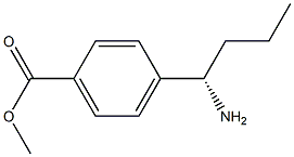 METHYL 4-((1S)-1-AMINOBUTYL)BENZOATE 结构式