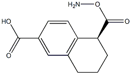 (1S)-1-Amino-1,2,3,4-tetrahydronaphthalene-1,6-dicarboxylic acid 结构式