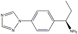 (1R)-1-(4-(1,2,4-TRIAZOLYL)PHENYL)PROPYLAMINE 结构式