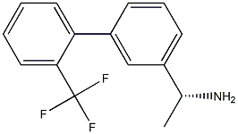 (1R)-1-(3-[2-(TRIFLUOROMETHYL)PHENYL]PHENYL)ETHYLAMINE 结构式