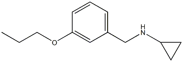 (1S)Cyclopropyl(3-propoxyphenyl)methylamine 结构式