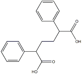 2,5-DIPHENYLADIPIC ACID 结构式