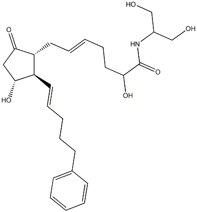 17-PHENYL TRINOR PGE2-SA 结构式