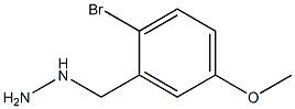 (2-BROMO-5-METHOXY-BENZYL)-HYDRAZINE 结构式