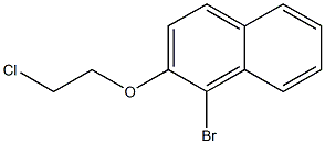 1-BROMO-2-(2-CHLORO-ETHOXY)-NAPHTHALENE 结构式