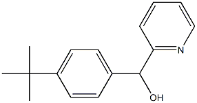 4-TERT-BUTYLPHENYL-(2-PYRIDYL)METHANOL 结构式