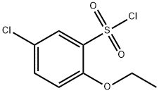 5-氯-2-乙氧基苯磺酰氯 结构式
