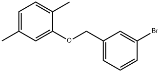 3-BROMOBENZYL-(2,5-DIMETHYLPHENYL)ETHER 结构式