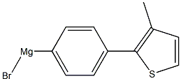 4-(3-METHYL-2-THIENYL)PHENYLMAGNESIUM BROMIDE 结构式