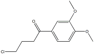 1-CHLORO-4-(3,4-DIMETHOXYPHENYL)-4-OXOBUTANE 结构式