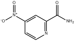 4-硝基吡啶-2-甲酰胺 结构式