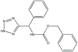 BENZYL [PHENYL(2H-TETRAZOL-5-YL)METHYL]CARBAMATE 结构式