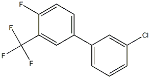 3'-CHLORO-4-FLUORO-3-TRIFLUOROMETHYL-BIPHENYL 结构式