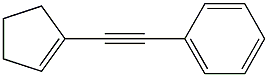 1-(PHENYLETHYNYL)-1-CYCLOPENTENE 结构式