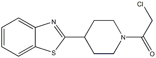 2-[1-(CHLOROACETYL)PIPERIDIN-4-YL]-1,3-BENZOTHIAZOLE 结构式