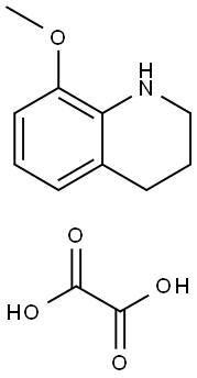 8-METHOXY-1,2,3,4-TETRAHYDRO-QUINOLINE OXALATE 结构式